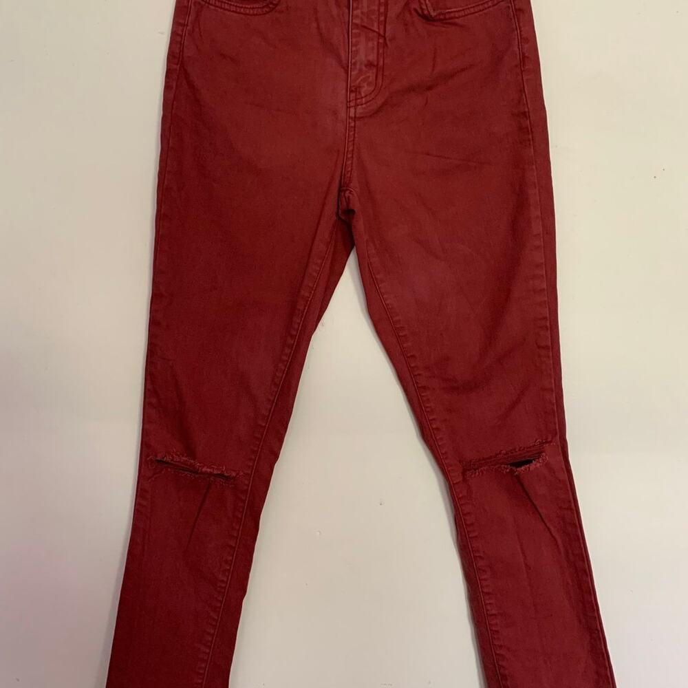 Billabong Women’s Jeans Size 26 Burnt Red Color